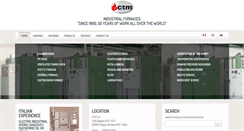 Desktop Screenshot of ctmsrl.it